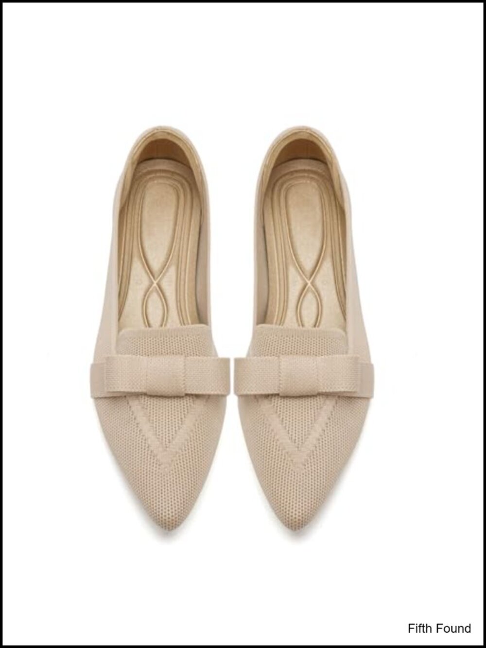 Pointed Toe Flats for Women Breathable Slip-On Dress Shoes